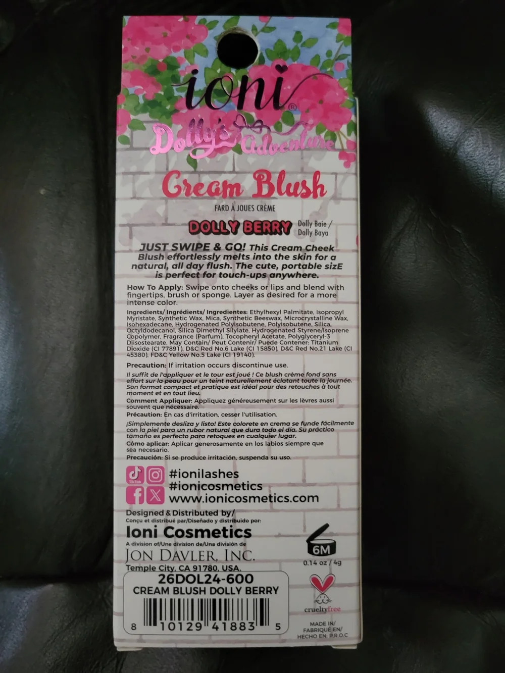 NWT Ioni Cream Blush - Peachy & Dolly Berry